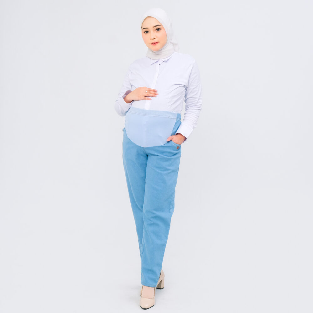 Momiasi - Celana Hamil Jeans Standar - Gambar 2