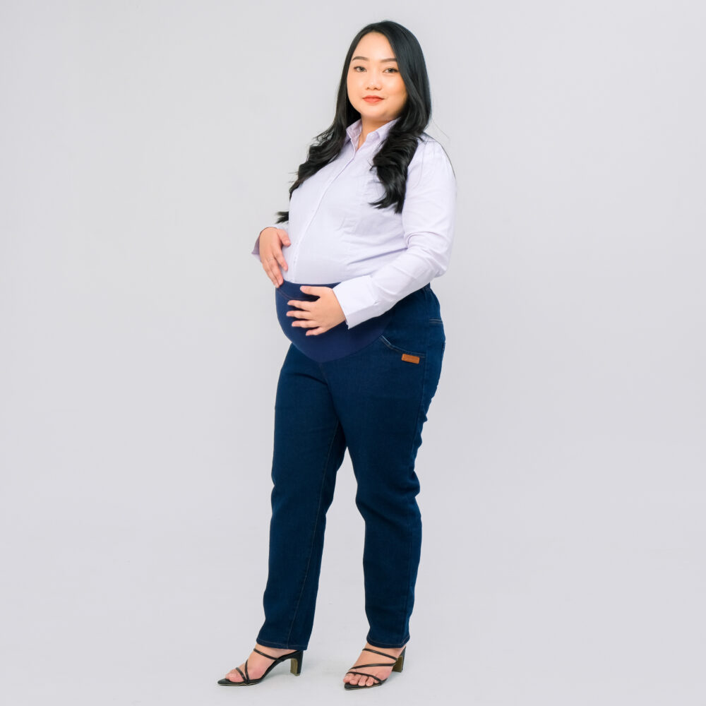 Momiasi - Celana Hamil Jeans Standar - Gambar 7