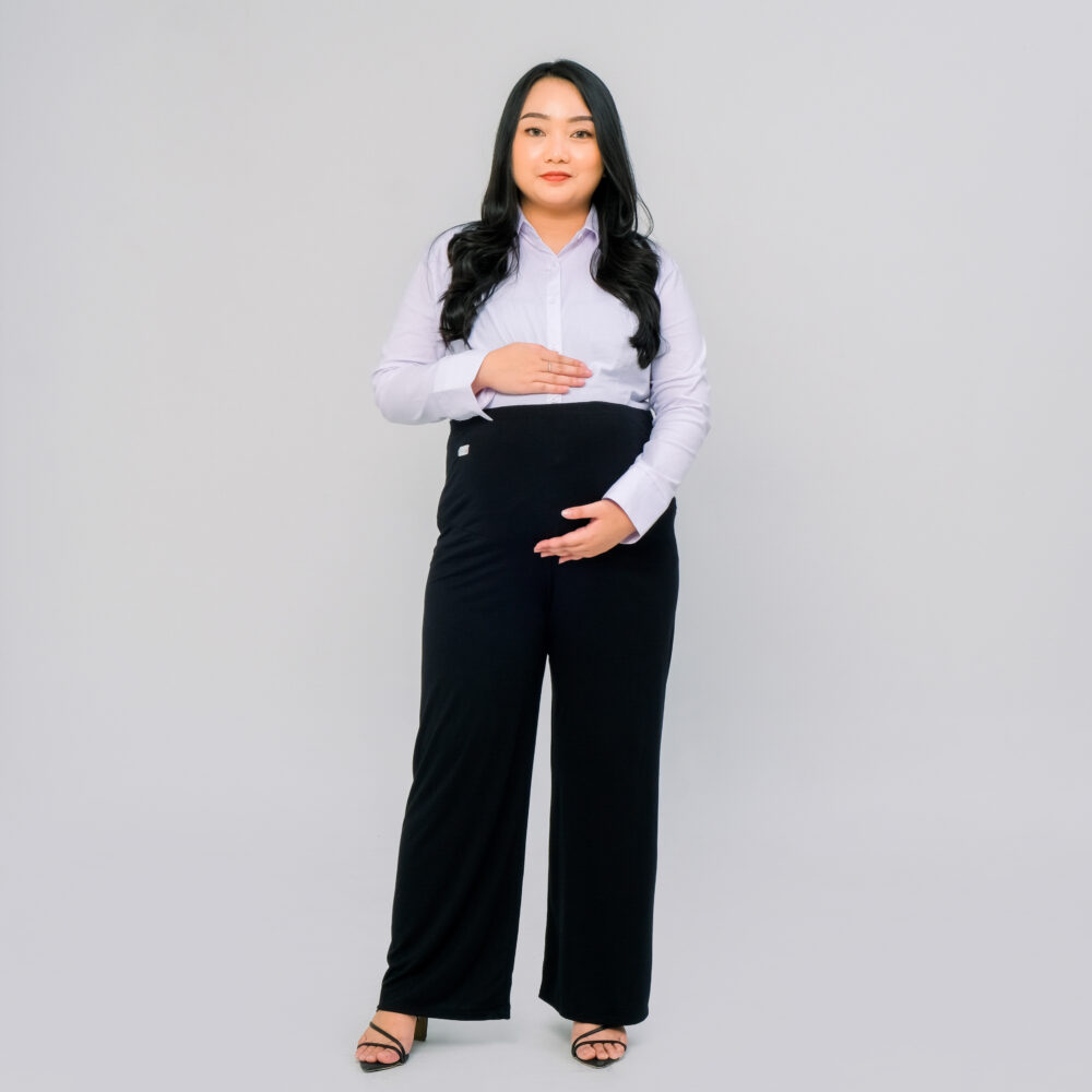 Momiasi - CELANA HAMIL KULOT HIGHWAIST - Gambar 7
