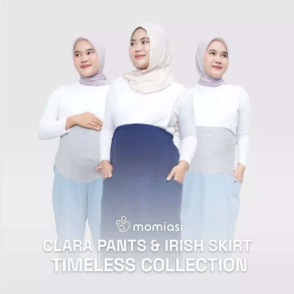 Momiasi - Clara - Irish Jeans Denim Premium - Rok & Celana Hamil Jeans Wanita Kekinian - Bumil & Busui Friendly