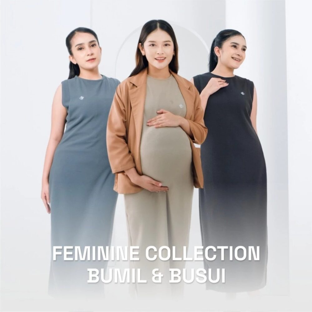 Momiasi - Olivia Inner Dress Knit Premium - Sleeveless Inner Dress - Inner Dress Tanpa Lengan - Inner Dress Busui & Bumil Friendly